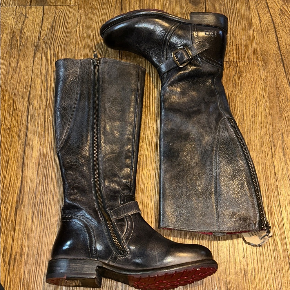 Bed Stu Women's Glaye Rustic Riding Boot Round Toe - Picture 6 of 8